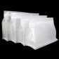 5 pcs Semi-transparent Plastic Fat Bottom Bag for Snacks Wide Bottom Ziplock Pouch